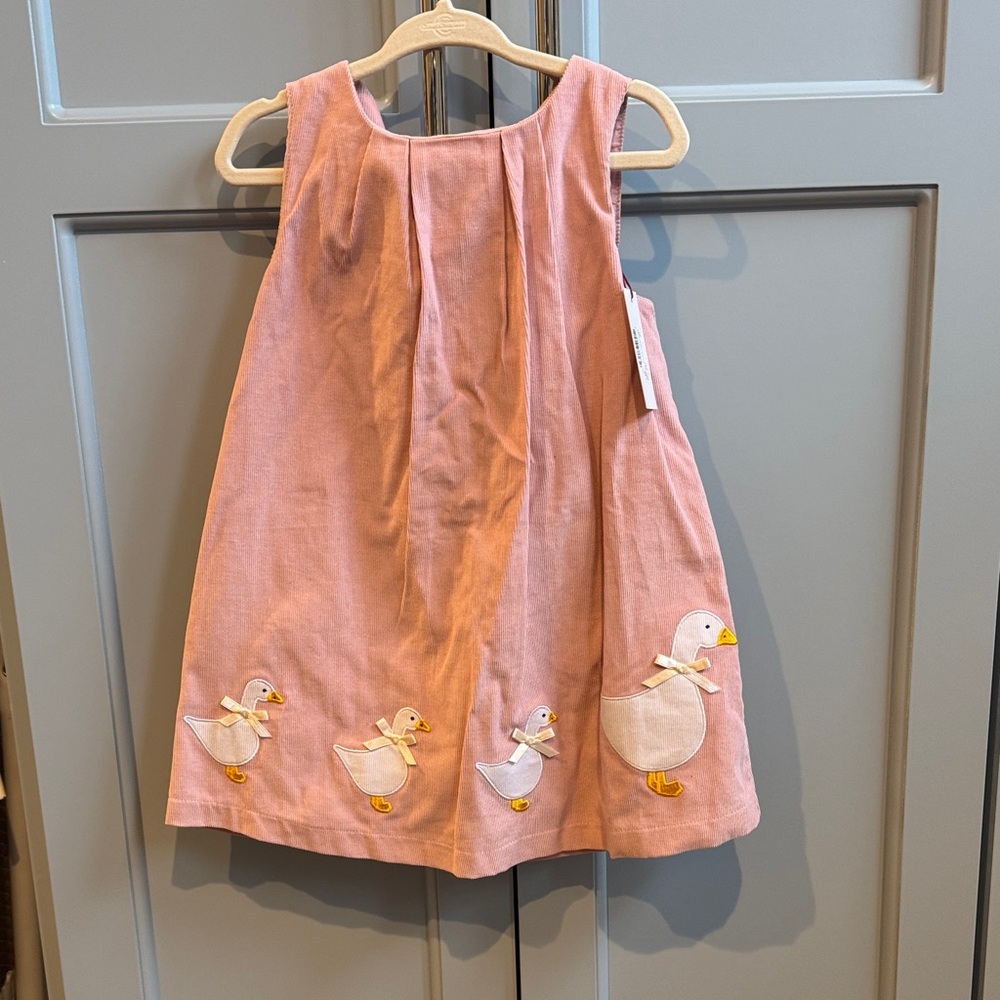 NWT Trotter’s Pink Duck Embroidered Dress